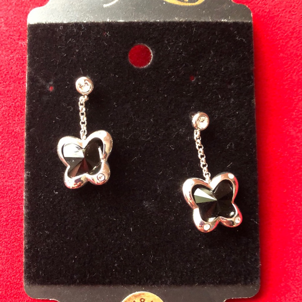 Zircon earrings